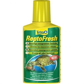 Tetra ReptoFresh 100мл Средство для для очищения воды и удаления неприятного запаха у черепах, 12шт/