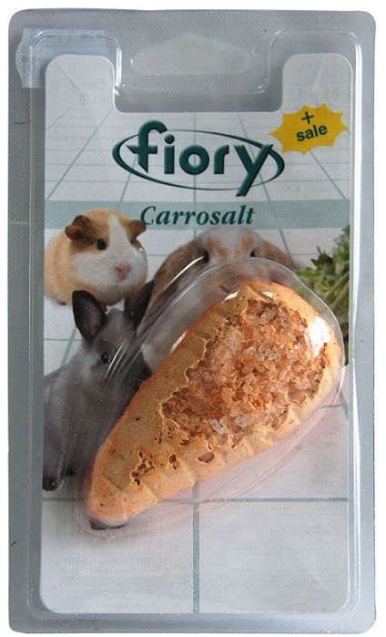 Био-камень д/грызунов FIORY Carrosalt с солью в форме моркови 65 г