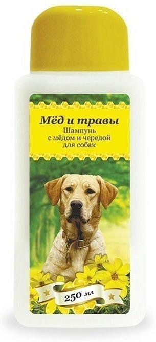 Пчелодар Шампунь с мёдом и чередой для собак 250мл