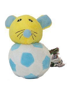 Игрушка д/собак ANIMALS ON BALL, MOUSE 23см