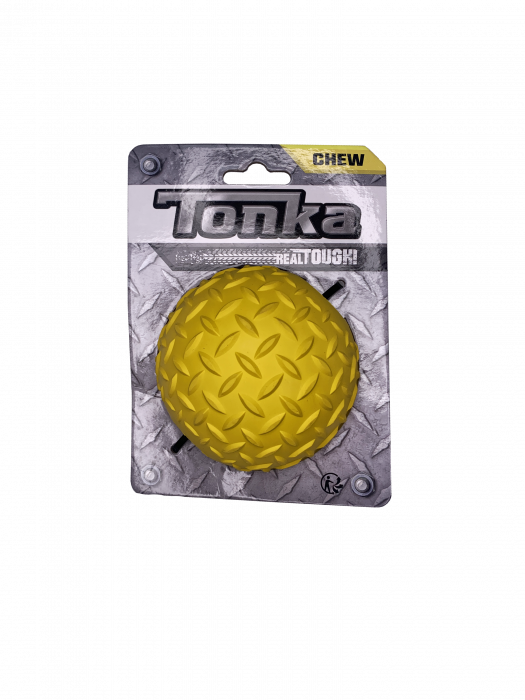 Игрушка для собак Tonka Мяч рифленый желтый (Тонка)
