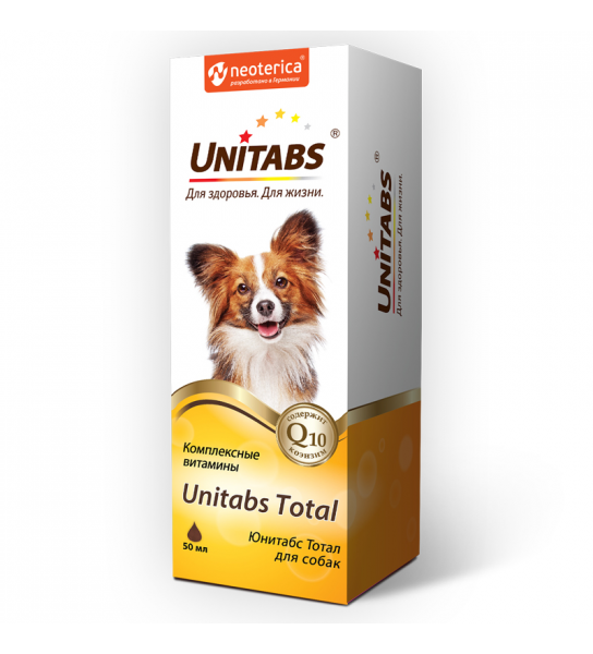Витамины ЮНИТАБС Тотал  для собак, 50 мл