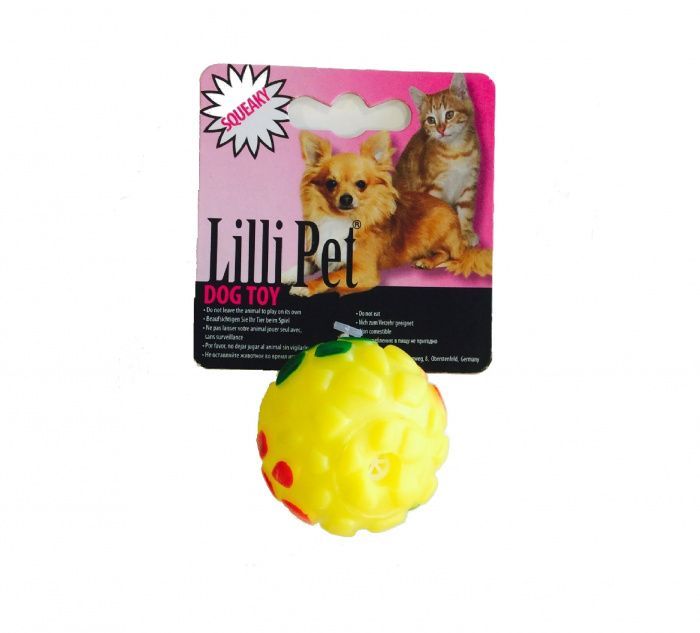 Игрушка д/собак GIRAFFE BALL с пищалкой  5см