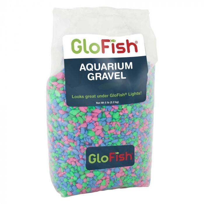 Грунт флуоресцирующий Розовый/зеленый/синий 2,268 кг GloFish 