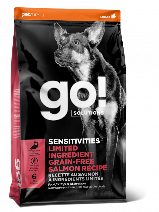 Сухой корм для собак и щенков GO! SENSITIVITIES GF Salmon с Лососем для чувствительного пищеварения(ГОУ) 