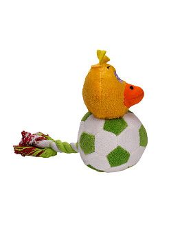 Игрушка д/собак ANIMALS ON BALL  DUCK 23см
