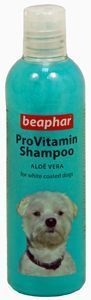 Беафар Шампунь д/собак белых окрасов Pro Vitamin,  250мл*6/48