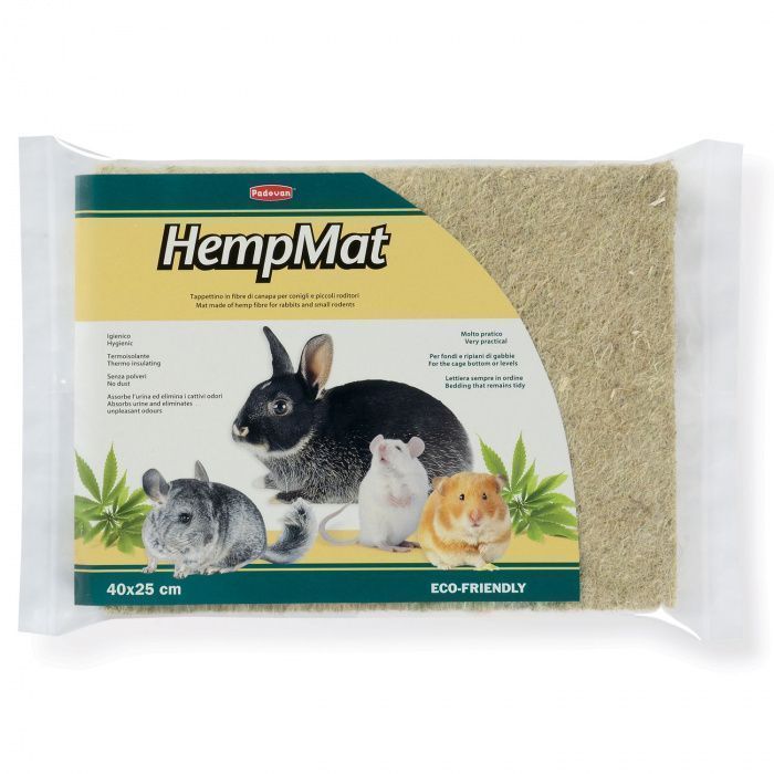 ПАДОВАН HEMP MAT коврик из пенькового волокна д/мелких домашних животных, кроликов,грызунов 