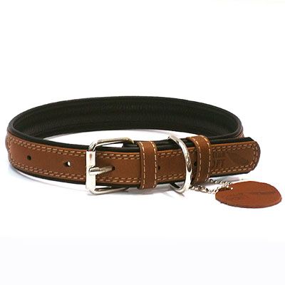Ошейник коричн. верх 15мм х 27-36см CoLLaR