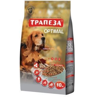Сухой корм для собак ТРАПЕЗА Оптималь Низкокалорийный 