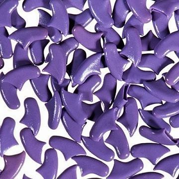 Антицарапки Колпачки на когти для кошек 40 шт. фиолетовые