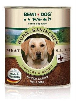 Влажный корм для собак BEWI DOG конс. курица/кролик 800 гр (БЕВИ ДОГ)
