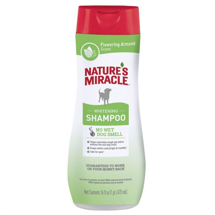 Шампунь Nature`s Miracle Whitening Odor Control для собак белых окрасов с контролем запаха 473мл