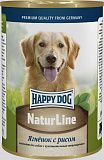 HAPPY DOG кон. 400 г кусочки в соусе Ягненок с Рисом