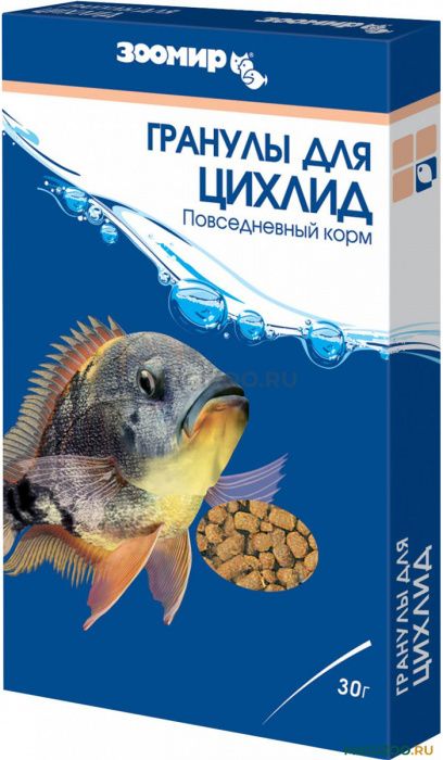 ЗООМИР РЫБята Корм для ЦИХЛИД гранулы 30гр