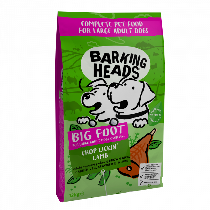 Сухой корм для собак Barking Heads с ягненком и рисом крупных пород "Мечты о ягненке"(Баркинг Хэдс)