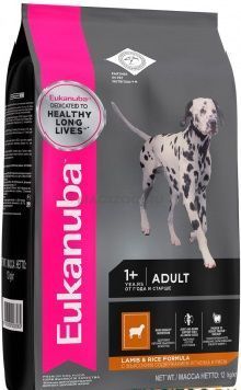 Сухой корм для собак EUKANUBA все породы, с ягненком (Юкануба)