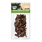 Лакомство для кошек Lucky bits Оленья печень (ЛАКИ БИТС)