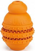 Игрушка д/собак Sumo Play для зубов оранжевая 6*6*8,5см Beez