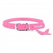 Ошейник круглый 8мм х 25-33см розовый CoLLaR