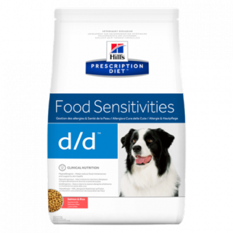 ХИЛЛС д/собак сухой DIET D/D лечение пищевых аллергий лосось рис
