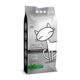 Комкующийся наполнитель SANDY Unscented без ароматизатора (Сэнди)