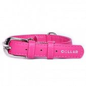 Ошейник без украш.12мм х 21-29см розовый CoLLaR