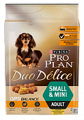 Сухой корм для собак PRO PLAN DUO DELICE SMALL ADULT взр. мелких пород курица рис (ПРОПЛАН)