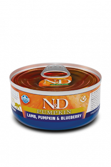 Влажный корм для кошек FARMINA N&D PUMPKIN  кон.тыква, ягненок и черника (ФАРМИНА)