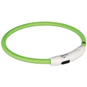 Мигающий ошейник для собак USB,  M–L: 45 см																				