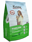 Сухой корм для кошек Karmy Эдалт Стерилайзд Индейка(КАРМИ)                            	