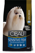 Сухой корм для собак FARMINA CIBAU Sensitive для мелких пород с рыбой (ФАРМИНА)