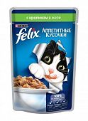 Влажный корм для кошек FELIX пауч кролик в желе 0,085 кг  (ФЕЛИКС)