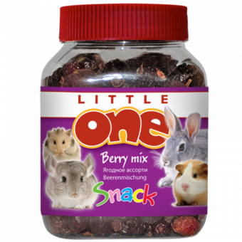 LITTLE ONE Лакомство для грызунов Ягодное ассорти (шиповник,рябина,боярышник,можжевельник,черноплодн