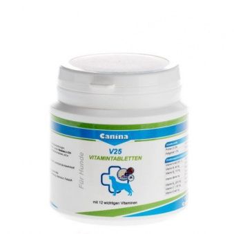КАНИНА V25 Vitamintabletten  Мультивитаминная добавка д/собак