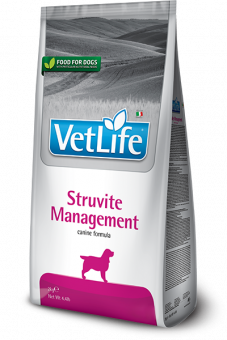 Сухой корм для собак FARMINA VET LIFE  STRUVITE Management при рецидивах МКБ струвитных уролитов (ФА