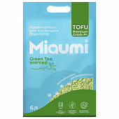 Наполнитель комкующийся растительный Miaumi TOFU Green Tea (МяуМи)