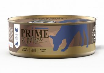 137.4141    PRIME MEAT ж/б 325г Индейка с кроликом, филе в желе, д/собак (уп36)¶