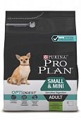 Сухой корм для собак PRO PLAN SMALL & MINI ADULT взр. мелких пород  чувств. пищ. ягненок (ПРОПЛАН)