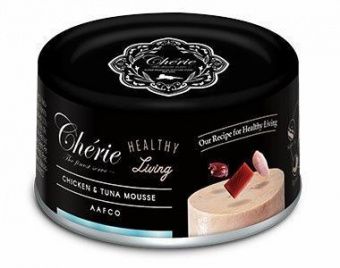 Влажный корм для кошек PETTRIC CHERIE Healthy living мусс из курицы и тунца (ПЕТТРИК)