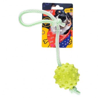 Игрушка для собак FANCY PETS Мячик на веревке (ФЭНСИ ПЭТС)