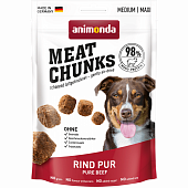АНИМОНДА д/собак лакомство Meat Chunks Pure Beef мясные кусочки, говядина 80 гр