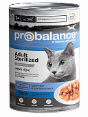 Влажный корм для кошек PROBALANCE конс. для кастр. и стерил. (ПРОБАЛАНС)