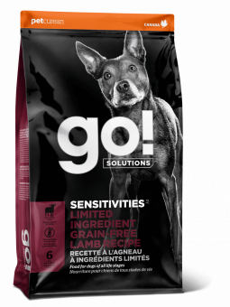 Сухой корм для собак и щенков GO! SENSITIVITIES GF Lamb с Ягненком для чувствительного пищеварения(Г