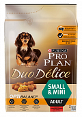 Сухой корм для собак PRO PLAN DUO DELICE SMALL ADULT взр. мелких пород говядина рис (ПРОПЛАН)
