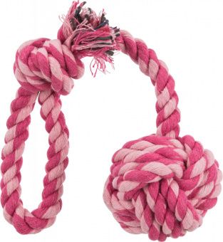 Верёвка с узлом Denta Fun, 5,5 см/30 см