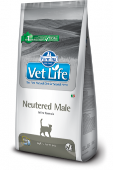 ?ФАРМИНА д/кошек сухой VET LIFE NEUTERED MALE  кастр.котов 