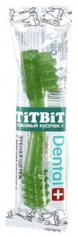 ТитБит Дентал+ Зубная щетка с кроликом д/соб мел пород
