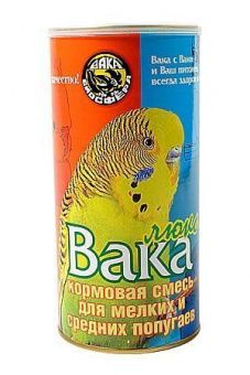 ВАКА Люкс 1 кг для мелк и средн. попуг.