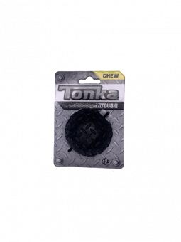 Игрушка для собак Tonka Мяч Рифлёный чёрный 6,4см